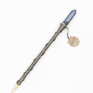 Gunmetal Plated Hair Stick wands