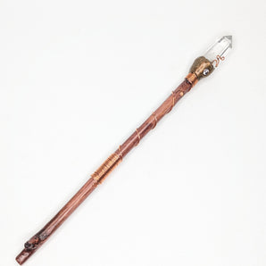Ascension Clear Quartz and Opal Wand