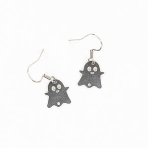 Steel Mini Ghost Earrings
