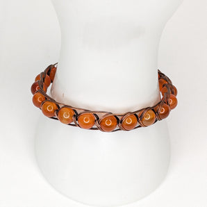Egyptian Style Copper wire wrapped bracelet