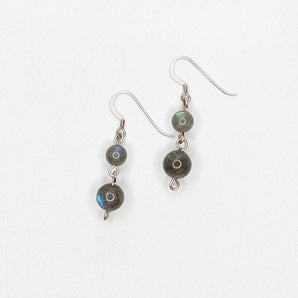 Sterling silver Bead Earrings.