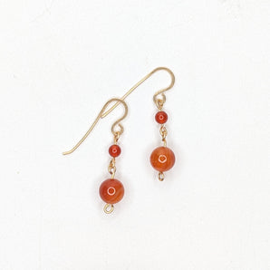 Crystal 14k Gold Filled Earrings.