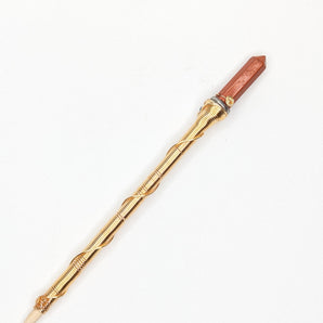 Gold Plated Hair Stick wands