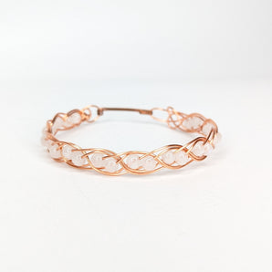 Triple Weave Bead Bracelet