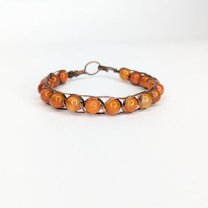 Egyptian Style Copper wire wrapped bracelet