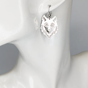 Steel Wolf  earrings