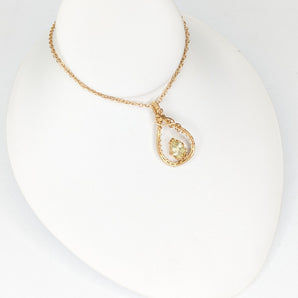 Citrine Luxe Pendant in 14k Gold Filled