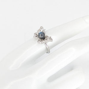Labradorite Butterfly Adjustable Ring