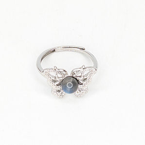 Labradorite Butterfly Adjustable Ring