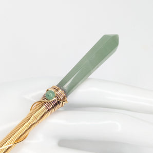 Green Aventurine Energy Conduit Wands