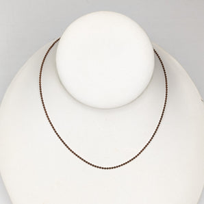 Antique Copper ball chain