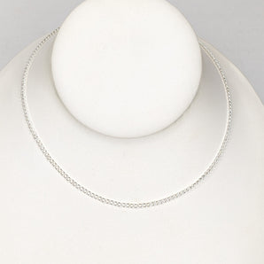 Silver Plated Curb Chain