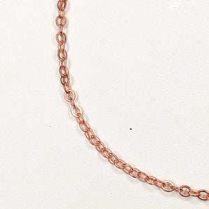 Bare Copper Plated Flat Cable Chain