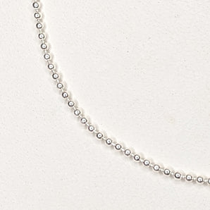 Silver Plated 1.5mm ball chain