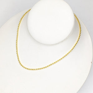 Gold plated ball chain
