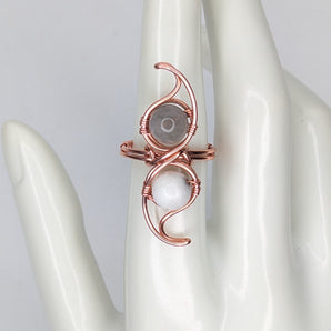 Reflections Double Crystal Bead Ring