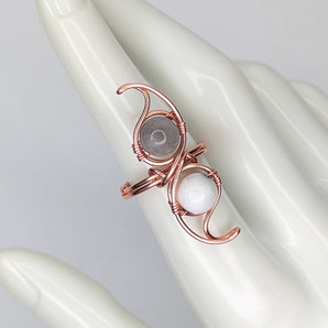 Reflections Double Crystal Bead Ring