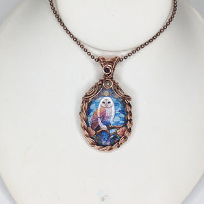 Braided Owl Pendant
