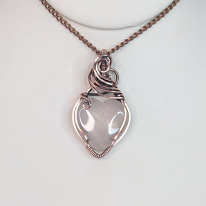 Rose Quartz Heart Pendant
