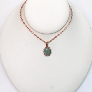 Amazonite Viking Knit pendant