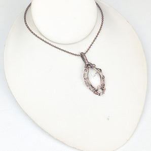 Clear Quartz Filigree Pendant