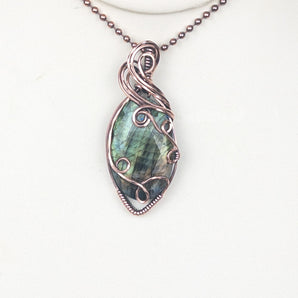 Faceted Labradorite Pendant