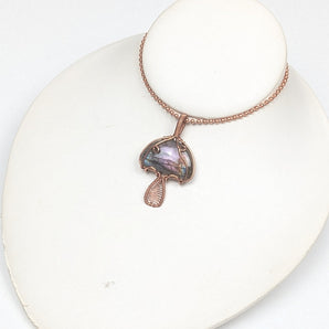 Purple Labradorite Mushroom