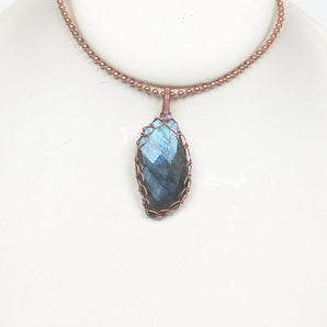 Labradorite Viking Knite Pendant