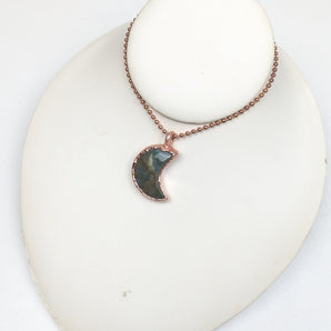 Indian Agate Moon Alchemy pendant