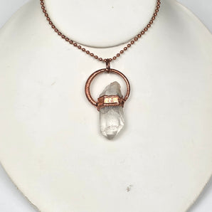 Clear Quartz Halo Point Alchemy Pendant