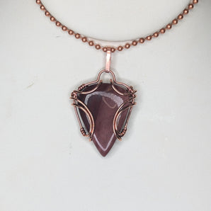 Mookaite Copper Pendant