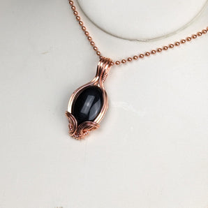 Black Agate Minimalists Pendant
