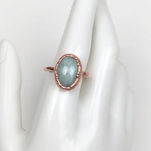 Amazonite Oval Alchemy Ring
