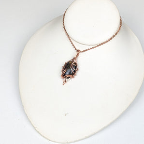 Tigers Eye Simple Pendant with swirl