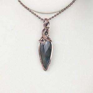 Purple Labradorite Pendant