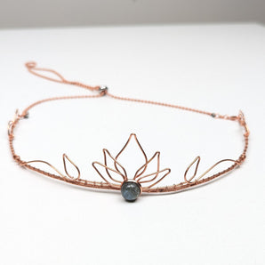 Wire Weaved Lotus Circlet