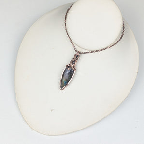 Purple Labradorite Pendant