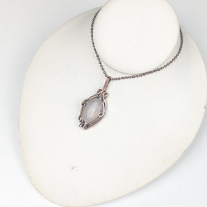 Rose Quartz Filigree Pendant