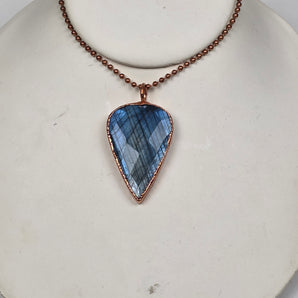 Labradorite faceted tear drop alchemy Pendant