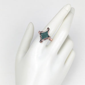 Copper Diamond Ring