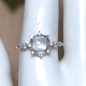 Quartz Stainless steel Adjustable Ring