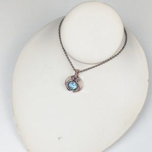 Topaz Mini Facet Pendant