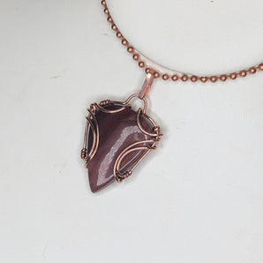 Mookaite Copper Pendant