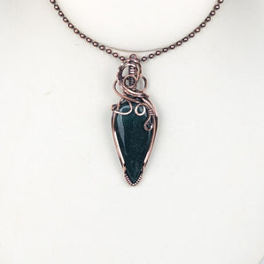 Green Aventurine Swirls Pendant