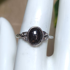 Garden Quartz Stainless steel Adjustable Ring