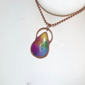 Solar Quartz tear Drop Alchemy Pendant