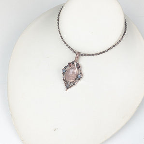 Morganite Filigree Pendant