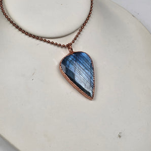 Labradorite faceted tear drop alchemy Pendant