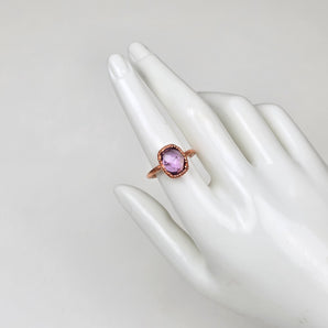 Amethyst Faceted Alchemy Ring