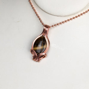 Tigers Eye Minimalists Pendant